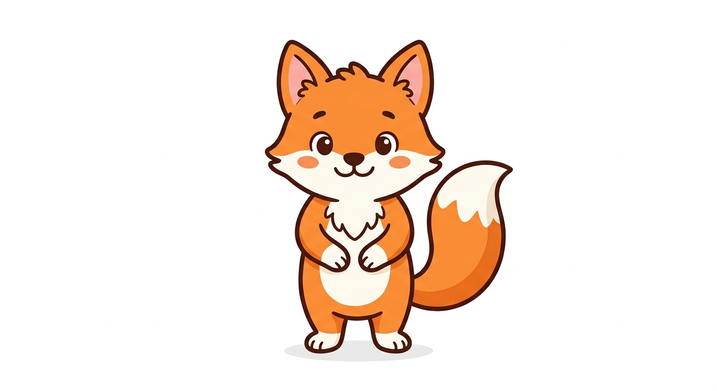 cartoon fox character