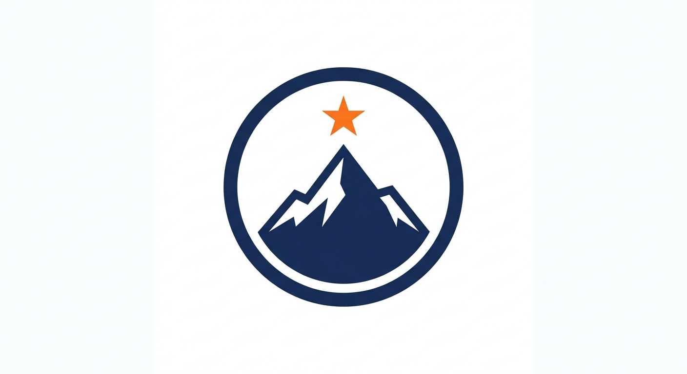 mountain logo badge